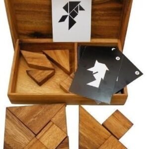 Logic Tangram Set with Play Cards