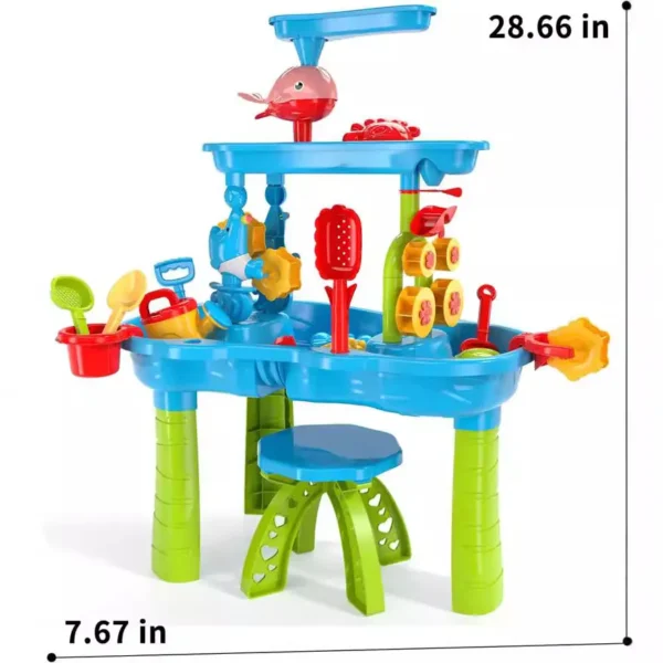 AquaCascade 3-Tier Sand & Water Play Table - Image 3